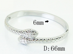 HY Wholesale Bangles Jewelry Stainless Steel 316L Popular Bangle-HY30B0396XPL