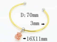 HY Wholesale Bangles Jewelry Stainless Steel 316L Popular Bangle-HY90B0770HPT