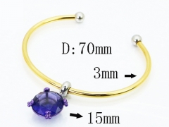 HY Wholesale Bangles Jewelry Stainless Steel 316L Popular Bangle-HY90B0734HPD