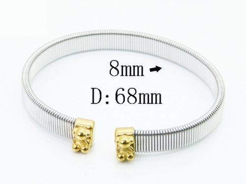 HY Wholesale Bangles Jewelry Stainless Steel 316L Popular Bangle-HY90B0644HLU