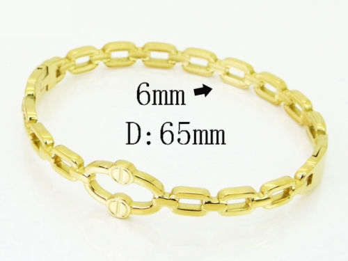 HY Wholesale Bangles Jewelry Stainless Steel 316L Popular Bangle-HY30B0399HHL