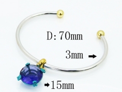 HY Wholesale Bangles Jewelry Stainless Steel 316L Popular Bangle-HY90B0718HNW