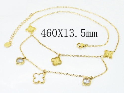 HY Wholesale Stainless Steel 316L Jewelry Popular Necklaces-HY32N1059HIS