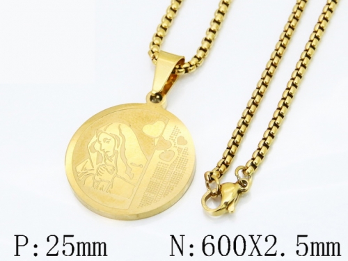 HY Wholesale Stainless Steel 316L Jewelry Popular Necklaces-HY09N1630ZNL