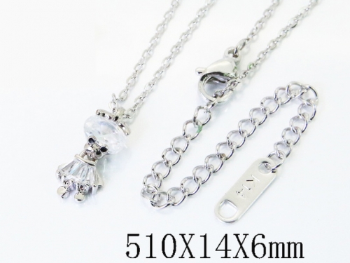 HY Wholesale Stainless Steel 316L Jewelry Popular Necklaces-HY04N0210PD