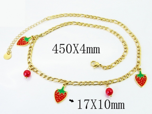 HY Wholesale Stainless Steel 316L Jewelry Popular Necklaces-HY32N1055HID