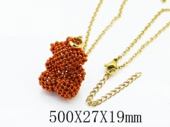 HY Wholesale Stainless Steel 316L Jewelry Popular Necklaces-HY90N0365HOE