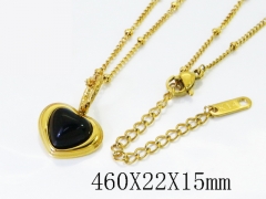 HY Wholesale Stainless Steel 316L Jewelry Popular Necklaces-HY04N0245HIX