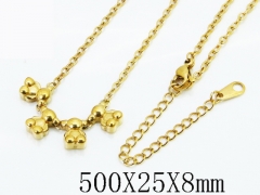 HY Wholesale Stainless Steel 316L Jewelry Popular Necklaces-HY90N0339HJA