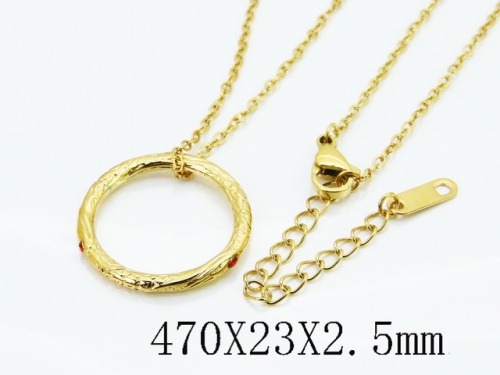 HY Wholesale Stainless Steel 316L Jewelry Popular Necklaces-HY80N1103ML