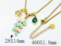 HY Wholesale Stainless Steel 316L Jewelry Popular Necklaces-HY32N1049HHB