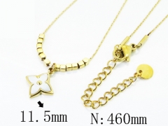 HY Wholesale Stainless Steel 316L Jewelry Popular Necklaces-HY04N0158HIV
