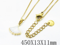 HY Wholesale Stainless Steel 316L Jewelry Popular Necklaces-HY04N0233HIT