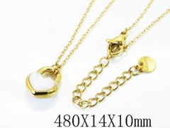 HY Wholesale Stainless Steel 316L Jewelry Popular Necklaces-HY04N0232HIY