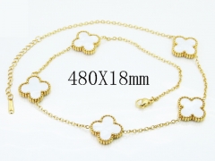 HY Wholesale Stainless Steel 316L Jewelry Popular Necklaces-HY35N0763HIQ