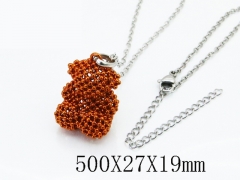 HY Wholesale Stainless Steel 316L Jewelry Popular Necklaces-HY90N0356HNX