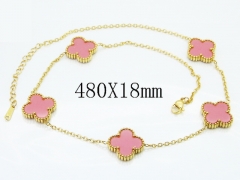 HY Wholesale Stainless Steel 316L Jewelry Popular Necklaces-HY35N0765HIV