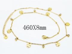 HY Wholesale Stainless Steel 316L Jewelry Popular Necklaces-HY30N0422HIL