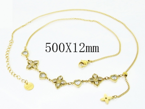 HY Wholesale Stainless Steel 316L Jewelry Popular Necklaces-HY32N1061HIX