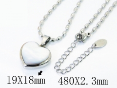 HY Wholesale Stainless Steel 316L Jewelry Popular Necklaces-HY04N0196HIY