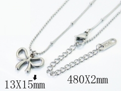 HY Wholesale Stainless Steel 316L Jewelry Popular Necklaces-HY04N0173OZ