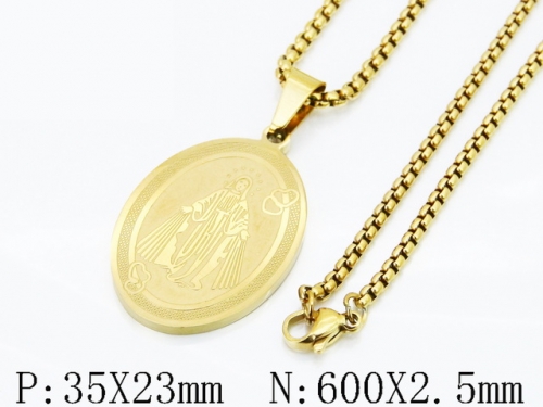 HY Wholesale Stainless Steel 316L Jewelry Popular Necklaces-HY09N1633ZNL