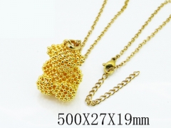 HY Wholesale Stainless Steel 316L Jewelry Popular Necklaces-HY90N0362HOU