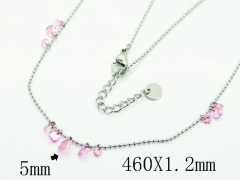 HY Wholesale Stainless Steel 316L Jewelry Popular Necklaces-HY04N0136HFF