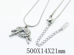 HY Wholesale Stainless Steel 316L Jewelry Popular Necklaces-HY59N0157LL