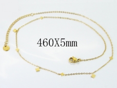 HY Wholesale Stainless Steel 316L Jewelry Popular Necklaces-HY04N0162PS