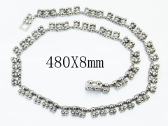 HY Wholesale Stainless Steel 316L Jewelry Popular Necklaces-HY90N0299KOG