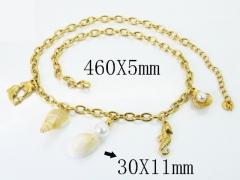 HY Wholesale Stainless Steel 316L Jewelry Popular Necklaces-HY32N1051HKC