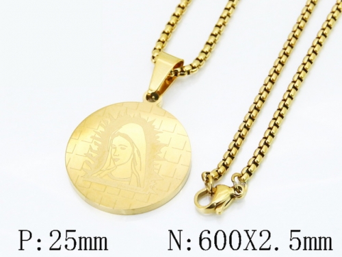 HY Wholesale Stainless Steel 316L Jewelry Popular Necklaces-HY09N1632ANL