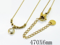 HY Wholesale Stainless Steel 316L Jewelry Popular Necklaces-HY04N0234HHT