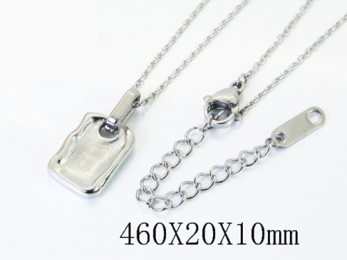 HY Wholesale Stainless Steel 316L Jewelry Popular Necklaces-HY04N0209HTT