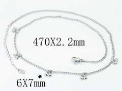 HY Wholesale Stainless Steel 316L Jewelry Popular Necklaces-HY04N0163HLX
