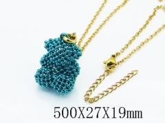 HY Wholesale Stainless Steel 316L Jewelry Popular Necklaces-HY90N0367HOQ