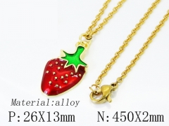 HY Wholesale Stainless Steel 316L Jewelry Popular Necklaces-HY02N0107VML