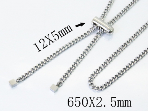 HY Wholesale Stainless Steel 316L Jewelry Popular Necklaces-HY04N0198HIE