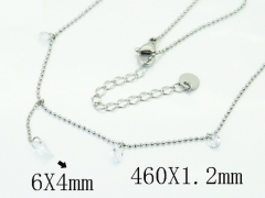 HY Wholesale Stainless Steel 316L Jewelry Popular Necklaces-HY04N0132HDD