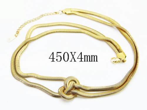 HY Wholesale Stainless Steel 316L Jewelry Popular Necklaces-HY80N1101HHA