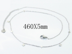 HY Wholesale Stainless Steel 316L Jewelry Popular Necklaces-HY04N0161OA