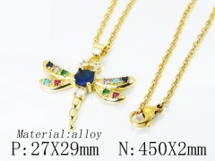 HY Wholesale Stainless Steel 316L Jewelry Popular Necklaces-HY02N0119YNL