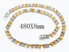 HY Wholesale Stainless Steel 316L Jewelry Popular Necklaces-HY90N0304LLX