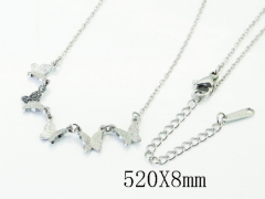 HY Wholesale Stainless Steel 316L Jewelry Popular Necklaces-HY19N0679MT