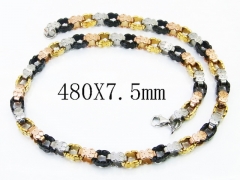HY Wholesale Stainless Steel 316L Jewelry Popular Necklaces-HY90N0298LOD