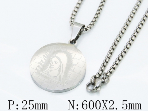 HY Wholesale Stainless Steel 316L Jewelry Popular Necklaces-HY09N1624LV