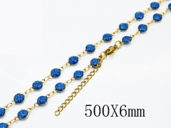 HY Wholesale Stainless Steel 316L Jewelry Popular Necklaces-HY39N0872OS