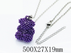 HY Wholesale Stainless Steel 316L Jewelry Popular Necklaces-HY90N0359HNT
