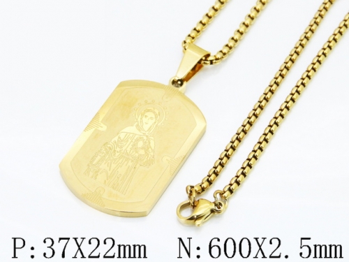 HY Wholesale Stainless Steel 316L Jewelry Popular Necklaces-HY09N1637CNL